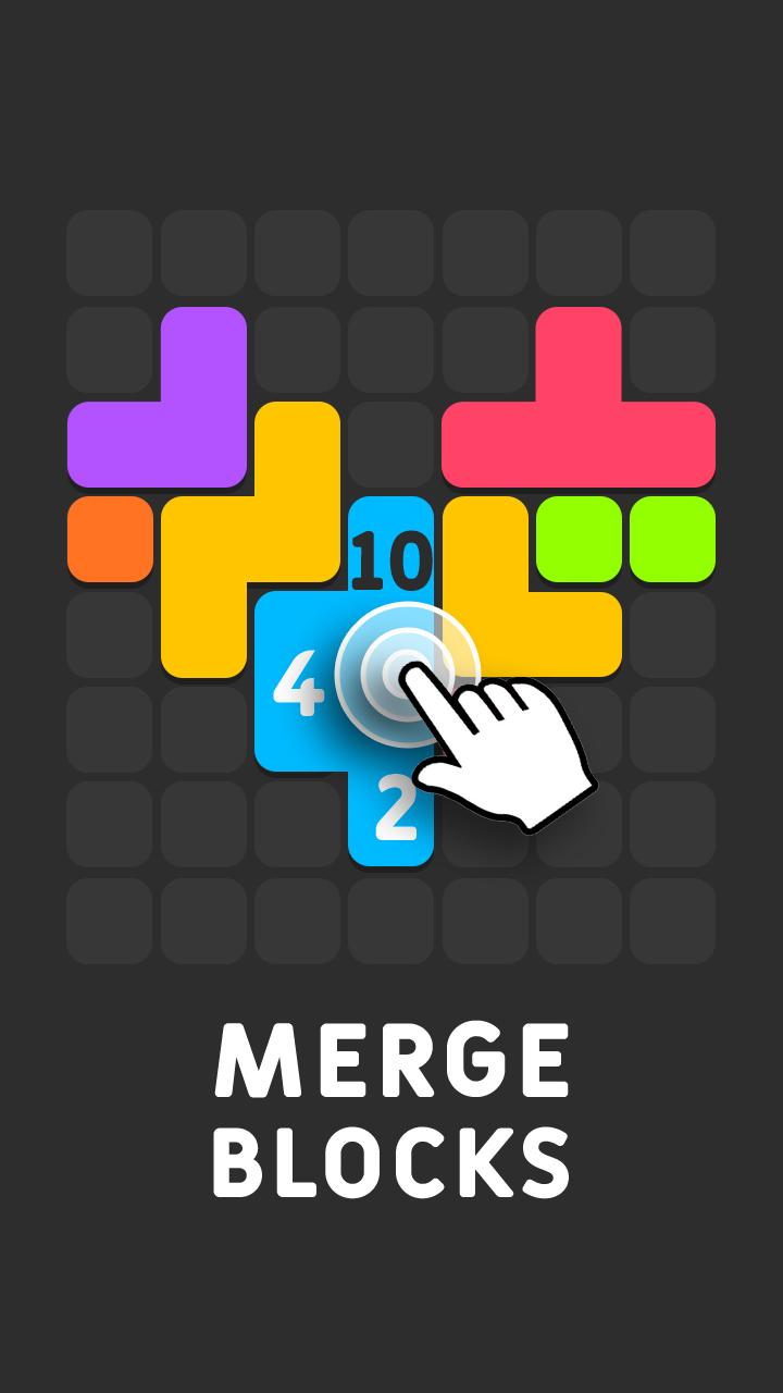 Download Merge block-2048 puzzle game android on PC