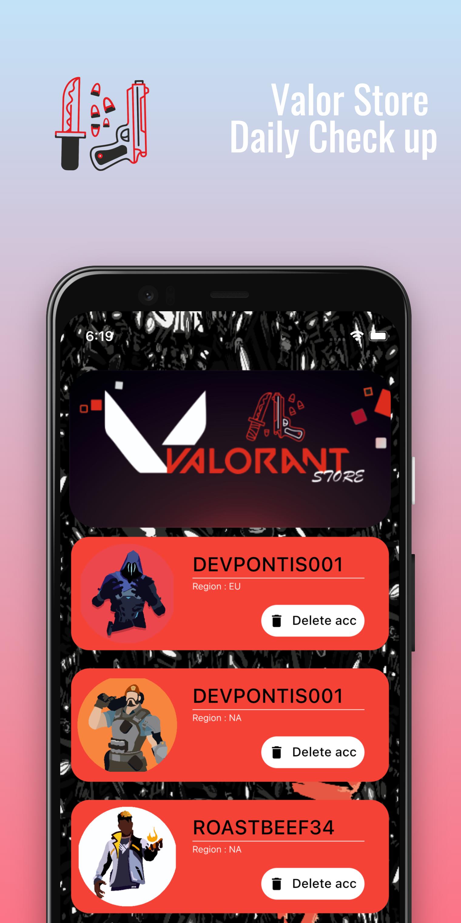 Скачать Valor : Valorant Store Checker на ПК | Официальный представитель  GameLoop