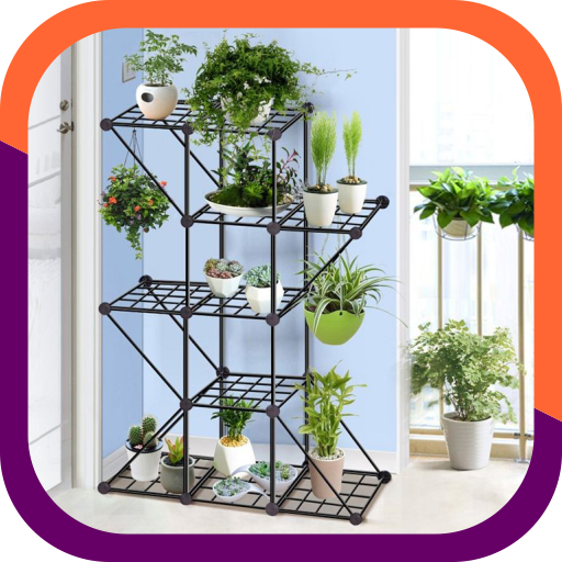 Flower pot rack design