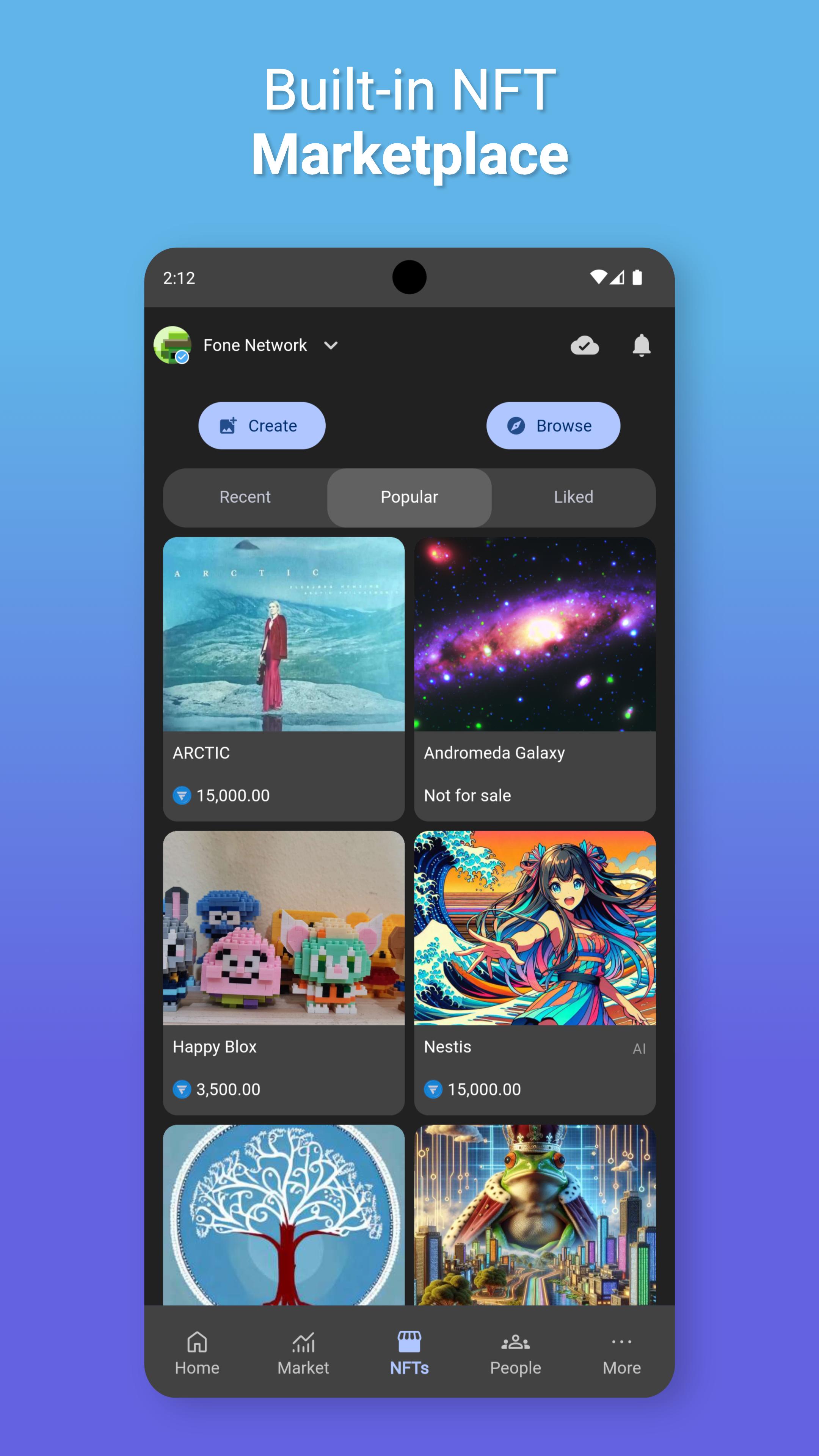 Download Fone Wallet - AI, NFTs, DePIN android on PC
