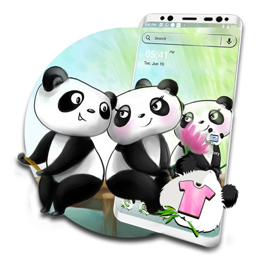 Cute Panda Love Theme