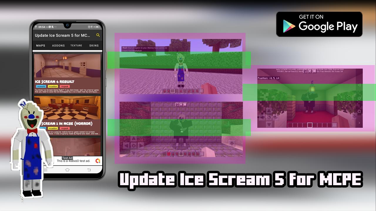 Скачать Update Ice Scream 5 for MCPE на ПК | Официальный представитель  GameLoop