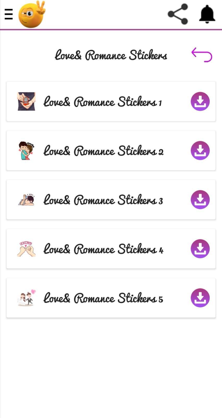 Download New Stickers android on PC