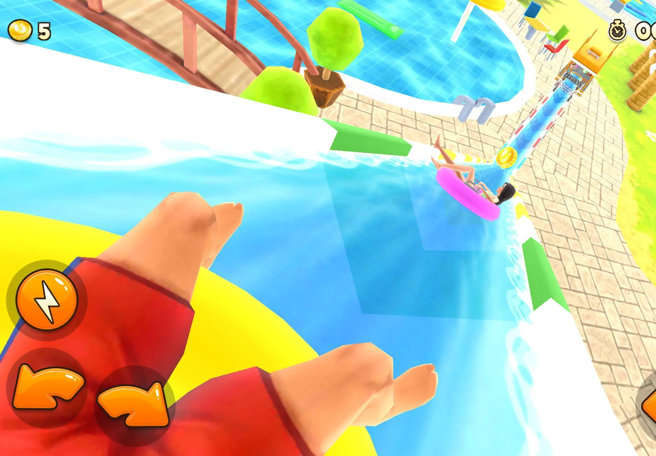 Download Uphill Rush Water Park Racing android on PC