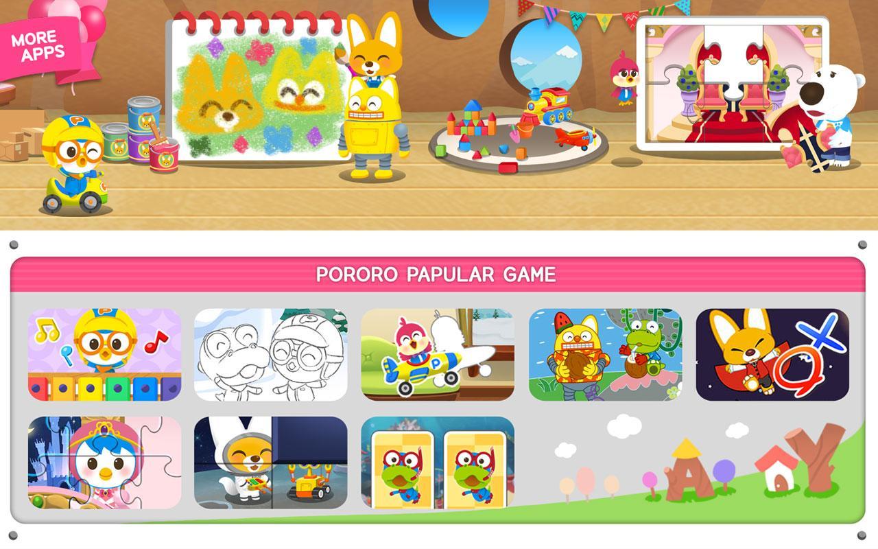 Download Pororo Mini Game - Kid Puzzle android on PC