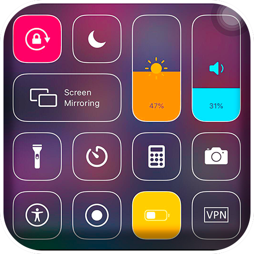 Control Center iOS14 with Scre