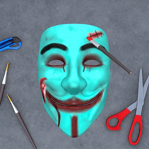 Страшная маска для лица 3D: Pi