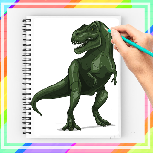 Como desenhar dinossauro
