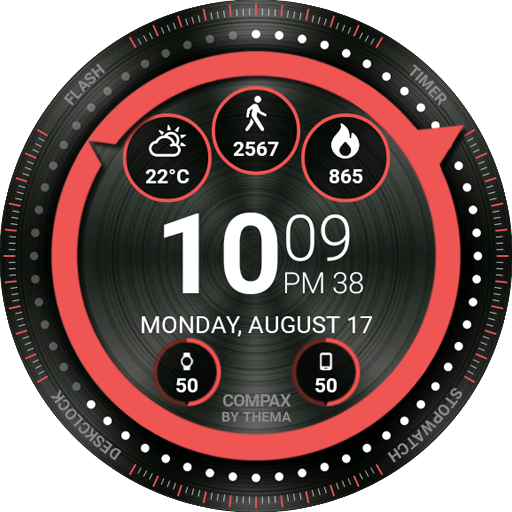 Compax Watch Face