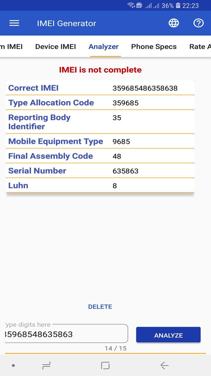 Download IMEI Generator Pro android on PC
