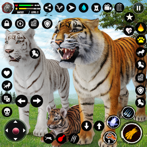 बाघ सिम्युलेटर 3 डी पशु खेल