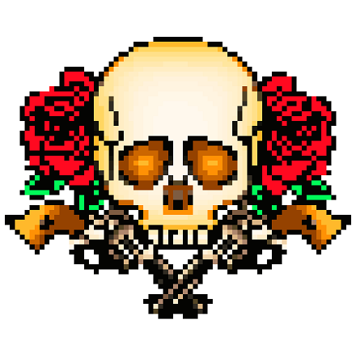 Tattoo Pixel Art Number Color