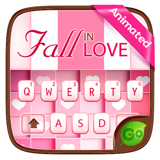 Fall In Love GO Keyboard Animated Theme