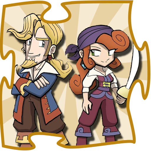 Jake & Elena in Monkey Island