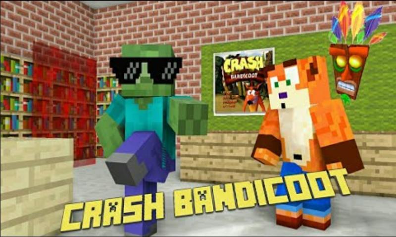 Download Mod Crash Bandicoot Craft for MCPE android on PC