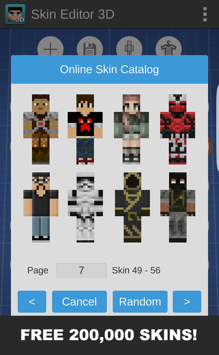 Скачать Skin Editor 3D for Minecraft на ПК | Официальный представитель  GameLoop