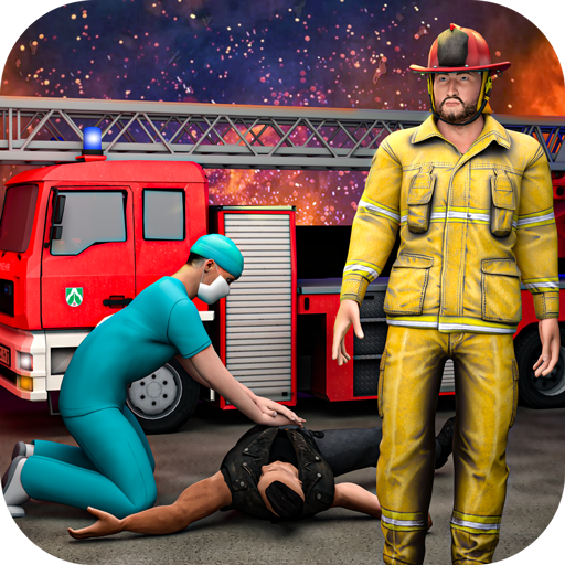 Emergency fire rescue 3D game