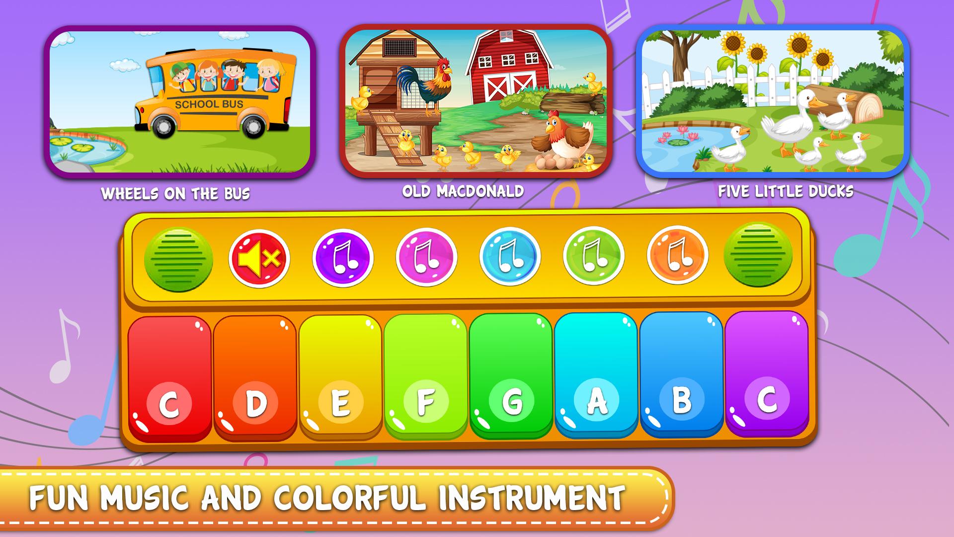 Töltse le a zongorajátékot: Kids Music GameTöltse le a zongorajátékot: Kids Music Game  