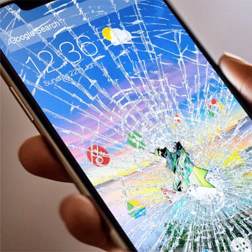 Broken Screen Wallpaper-Prank