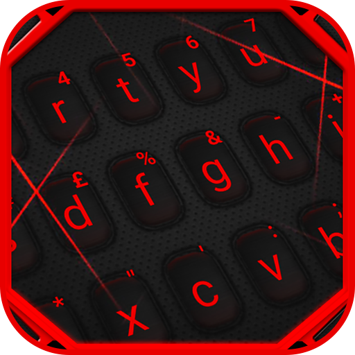 Keyboard Black Red Business