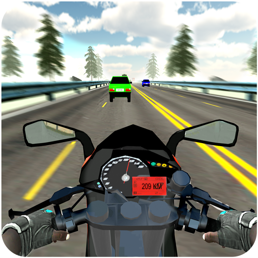 RC Motorcycle - Freeway Traffic - Tilt Rider