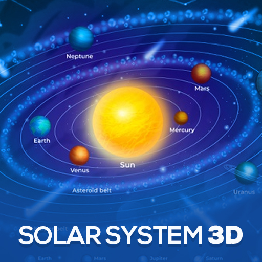 Solar System 3D: Space and pla
