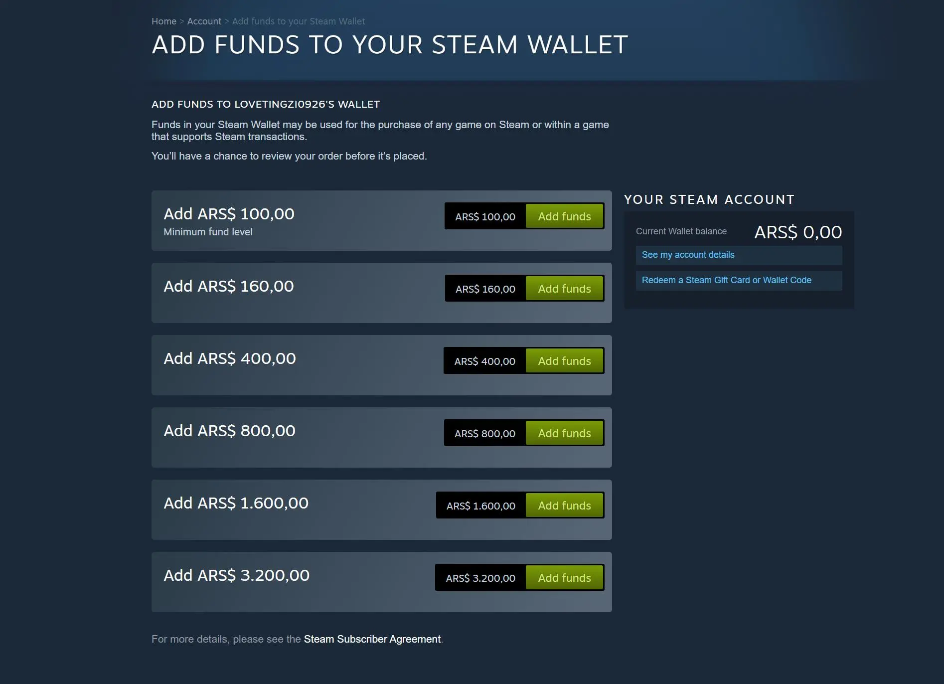 Steam disables payments in local Argentinian currency