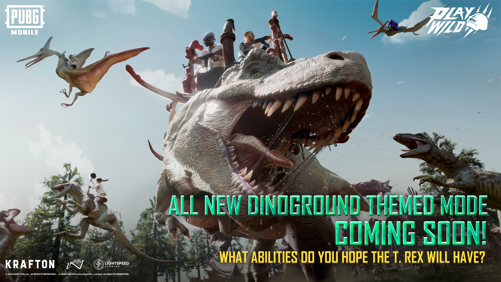 Dinosaurs in PUBG Mobile: all the details on how they work