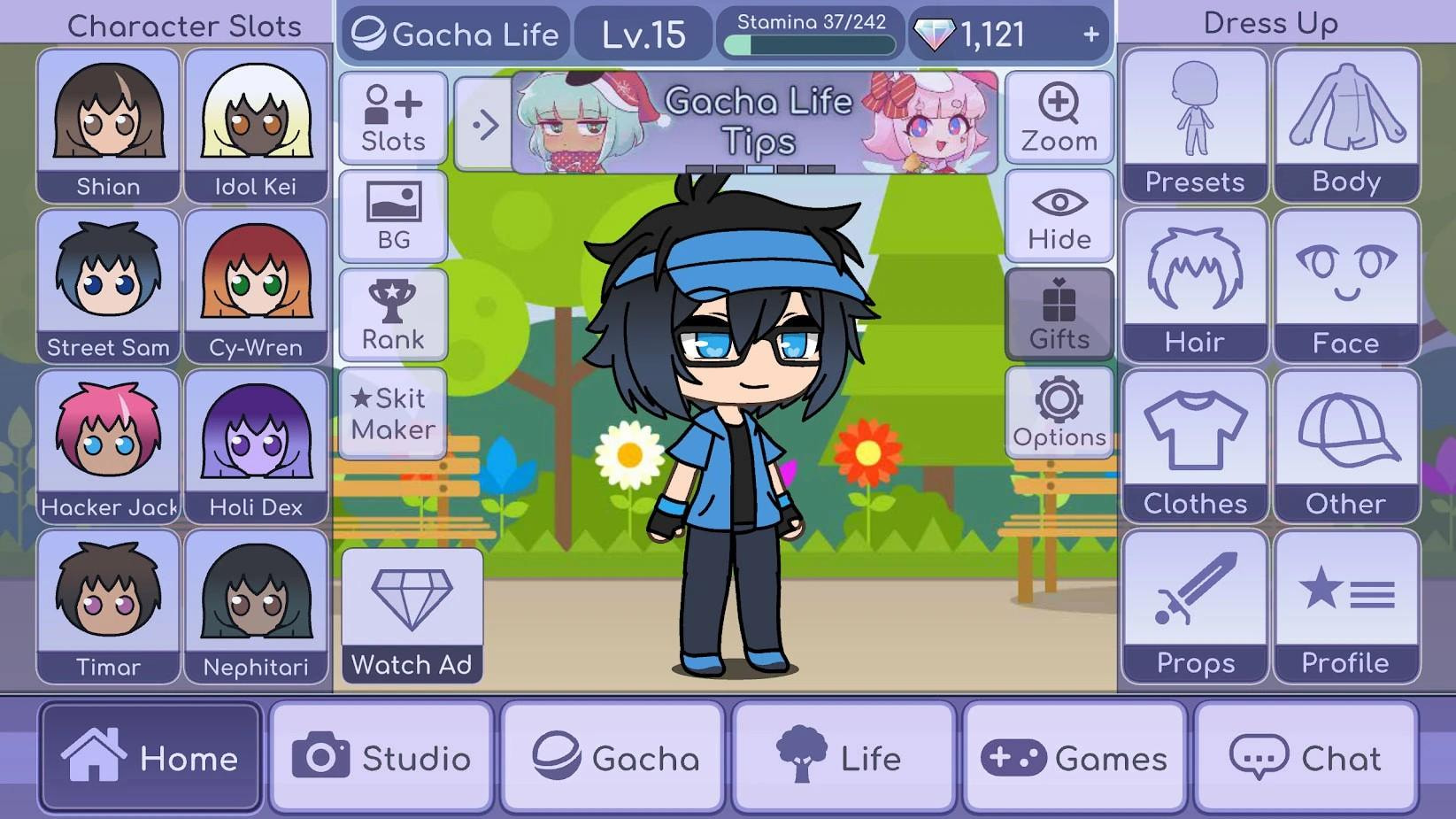 gacha life character - online puzzle