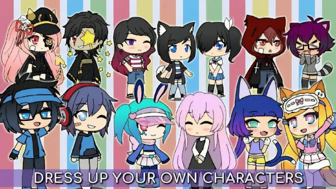 Stream Create Your Own Anime Characters with Gacha Life Hile APK